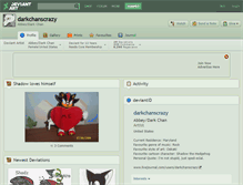 Tablet Screenshot of darkchanscrazy.deviantart.com