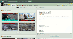Desktop Screenshot of kaijux.deviantart.com