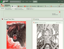 Tablet Screenshot of naravox.deviantart.com