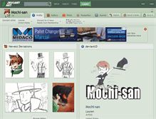 Tablet Screenshot of mochi-san.deviantart.com