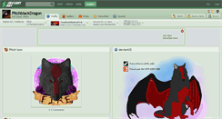 Desktop Screenshot of pitchblackdragon.deviantart.com