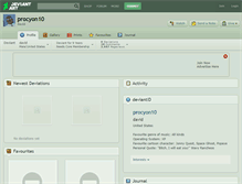 Tablet Screenshot of procyon10.deviantart.com