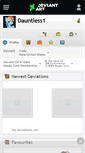 Mobile Screenshot of dauntless1.deviantart.com