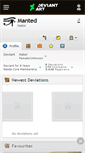Mobile Screenshot of manted.deviantart.com