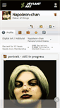 Mobile Screenshot of napoleon-chan.deviantart.com