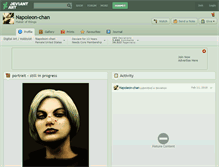 Tablet Screenshot of napoleon-chan.deviantart.com