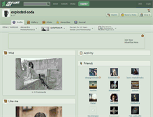 Tablet Screenshot of exploded-soda.deviantart.com