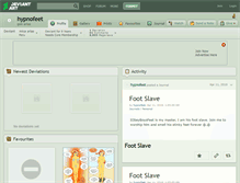 Tablet Screenshot of hypnofeet.deviantart.com