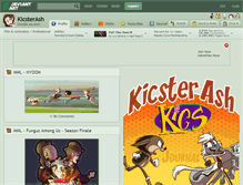 Tablet Screenshot of kicsterash.deviantart.com
