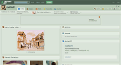 Desktop Screenshot of mathio91.deviantart.com