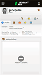 Mobile Screenshot of genepulse.deviantart.com