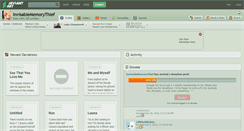 Desktop Screenshot of invisablememorythief.deviantart.com