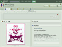 Tablet Screenshot of divinemadness.deviantart.com