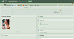 Desktop Screenshot of ice.deviantart.com
