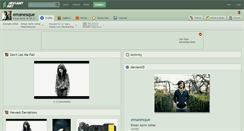 Desktop Screenshot of emanesque.deviantart.com