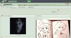 Desktop Screenshot of dhampirsyrine.deviantart.com