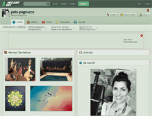 Tablet Screenshot of pato-pagnucco.deviantart.com