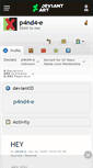 Mobile Screenshot of p4nd4-e.deviantart.com