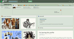 Desktop Screenshot of masterkenny.deviantart.com