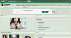 Desktop Screenshot of claudiaveja.deviantart.com