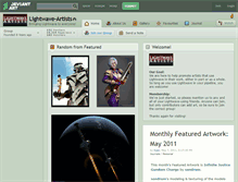 Tablet Screenshot of lightwave-artists.deviantart.com