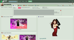 Desktop Screenshot of bernadett98.deviantart.com