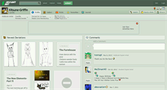 Desktop Screenshot of kitsune-griffin.deviantart.com