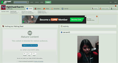 Desktop Screenshot of nightshadetears94.deviantart.com