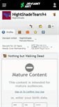 Mobile Screenshot of nightshadetears94.deviantart.com