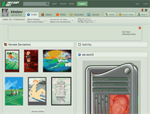 Tablet Screenshot of kinslow.deviantart.com