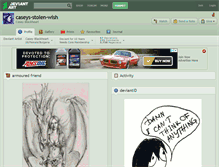 Tablet Screenshot of caseys-stolen-wish.deviantart.com