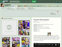 Tablet Screenshot of leadpoint.deviantart.com