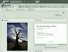 Tablet Screenshot of jay1974.deviantart.com