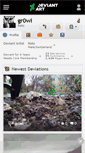 Mobile Screenshot of gr0wl.deviantart.com
