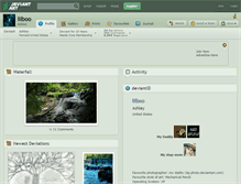 Tablet Screenshot of lilboo.deviantart.com