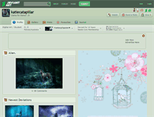 Tablet Screenshot of katiecatapillar.deviantart.com