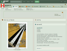 Tablet Screenshot of amelo14.deviantart.com