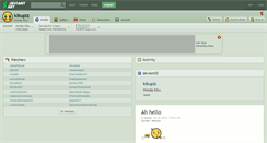 Desktop Screenshot of kikuplz.deviantart.com