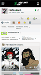 Mobile Screenshot of natsu-nee.deviantart.com