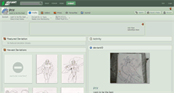 Desktop Screenshot of p1y.deviantart.com