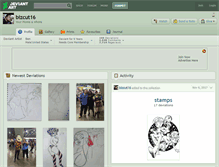 Tablet Screenshot of bizcut16.deviantart.com