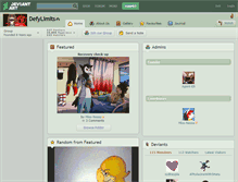 Tablet Screenshot of defylimits.deviantart.com