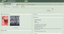 Desktop Screenshot of i-must-be-dead.deviantart.com