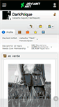 Mobile Screenshot of darkpsique.deviantart.com