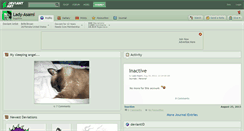 Desktop Screenshot of lady-asami.deviantart.com