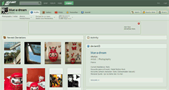 Desktop Screenshot of blue-a-dream.deviantart.com