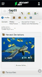 Mobile Screenshot of gap55.deviantart.com