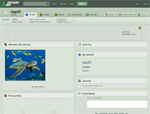 Tablet Screenshot of gap55.deviantart.com