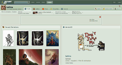 Desktop Screenshot of katima.deviantart.com