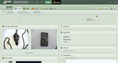 Desktop Screenshot of mrd74.deviantart.com